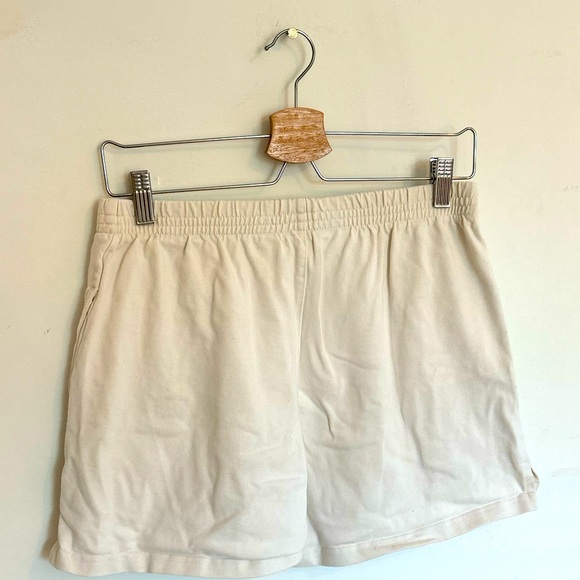 Brandy Melville John Galt Cream Sweat Shorts - Picture 5 of 5